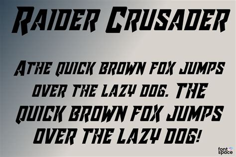 Raider Crusader Font | Iconian Fonts | FontSpace