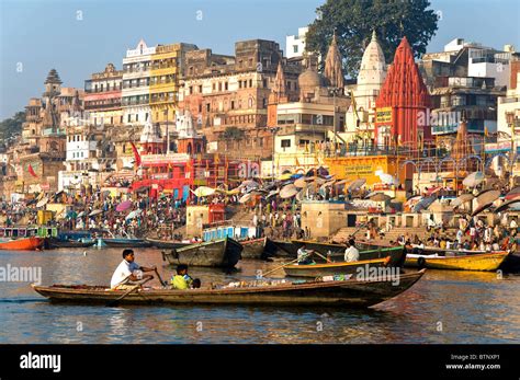 Ghats, Varanasi, Uttar Pradesh, India Stock Photo - Alamy