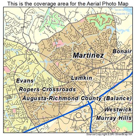 Aerial Photography Map of Martinez, GA Georgia