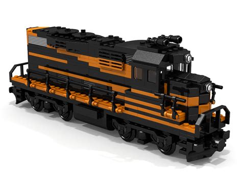 MOC Korean Tiger-Stripe painted BNSF - LEGO Train Tech - Eurobricks Forums