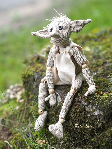 Dobby doll house elf magic pattern by PetsLair | Harry potter crochet, Elf house, Crochet fairy