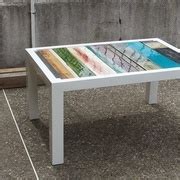 Table basse palette design par Mirepoix designs sur L'Air du Bois