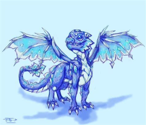 Ice Dragon by Jesseth on DeviantArt