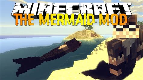 Minecraft: THE MERMAID MOD! (Swim like a mermaid today!) - YouTube