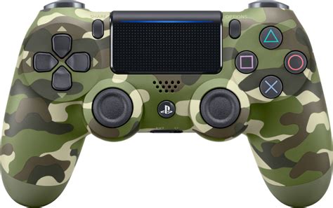 Best Buy: DualShock 4 Wireless Controller for Sony PlayStation 4 Green Camouflage 3001544