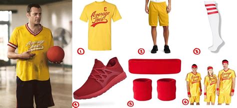 Dress Like an Average Joes Dodgeball Player Costume for Cosplay & Halloween