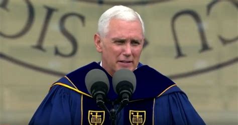 Two Vice Presidential Commencement Speeches, Two Different Responses ...