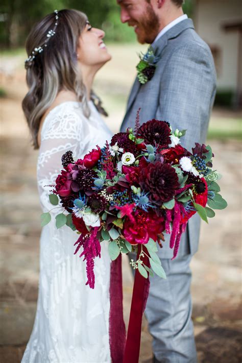 Fall Wedding | Burgundy Bouquet | Navy wedding flowers, Wedding floral ...