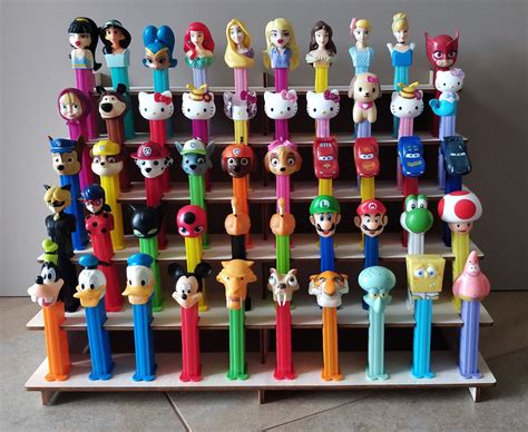 18 Inch Wooden Pez Stand / Pez Dispenser Organizer Display - Etsy