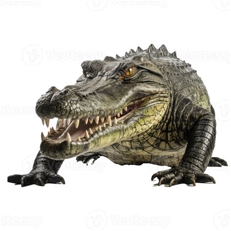 Crocodile isolated on transparent background . AI Generated 27246711 PNG