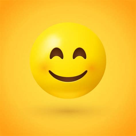 Premium Vector | A smiling face emoji | Emoji art, Smile face, Smile icon