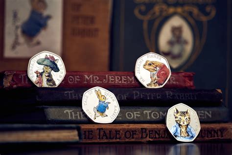 A new collection of Beatrix Potter 50p coins has been released