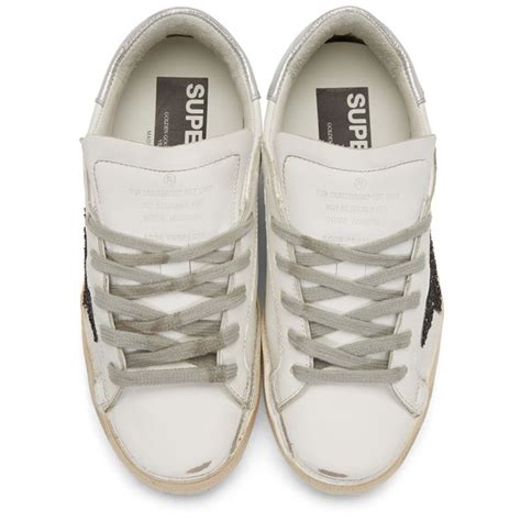 Golden Goose - SSENSE Exclusive White Superstar Sneakers in 2020 | Sneakers, Leather heels ...