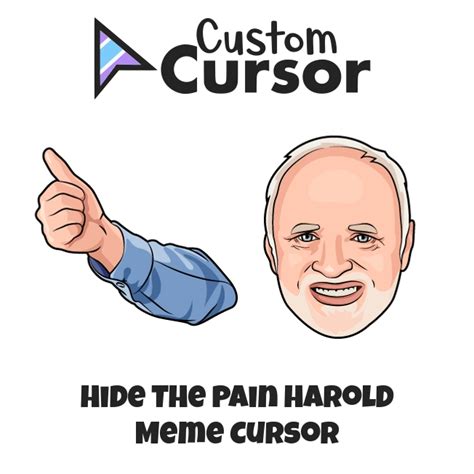 Hide The Pain Harold Meme cursor – Custom Cursor
