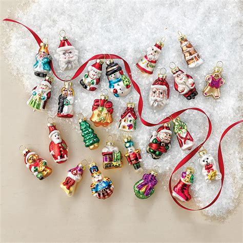 Advent Calendar Mini Ornaments, Set Of 25 | Gump's