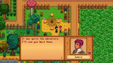 Lance(SVE) To NPC Adventures at Stardew Valley Nexus - Mods and community