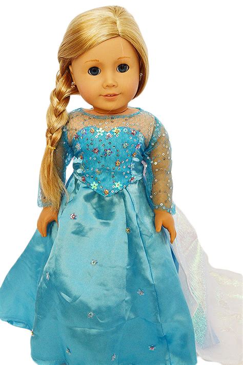 Elsa Dress for American Girl Dolls - My Brittany's