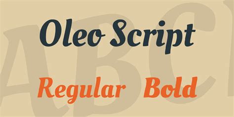 Download Oleo Script font | fontsme.com