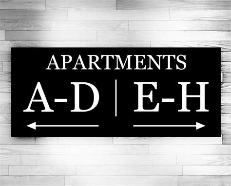 Apartment Signage -The Signage