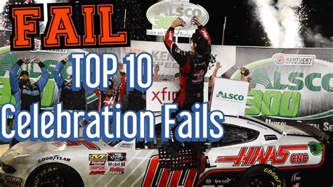 Top 10 Celebration Fails - YouTube