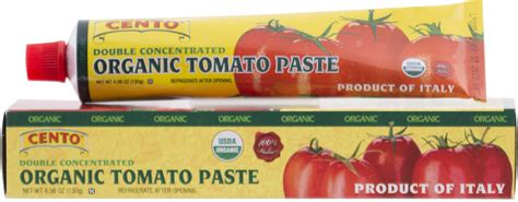 Cento Organic Tomato Paste in a Tube 4.56 OZ - Shop Cento