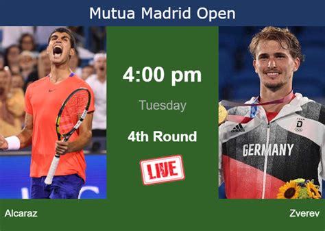 How to watch Alcaraz vs. Zverev on live streaming in Madrid on Tuesday ...