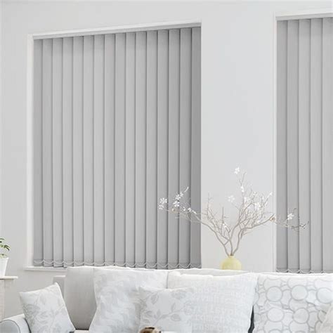 Valencia Grey Vertical Blind | White wall bedroom, Vertical blinds, Curtains with blinds