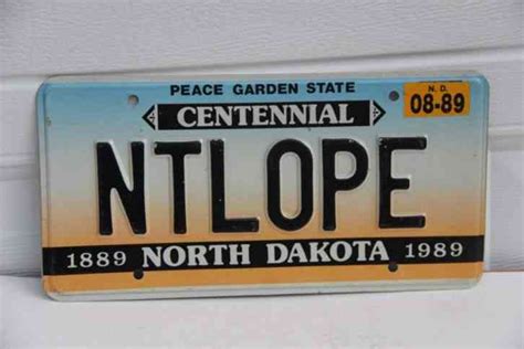 North Dakota OFFICIAL GOVERNMENT License Plate #19688 $9