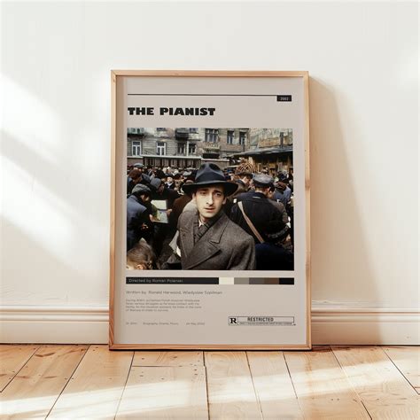 The Pianist Poster, Wladyslaw Szpilman Wall Art, Minimalist Wall Decor ...