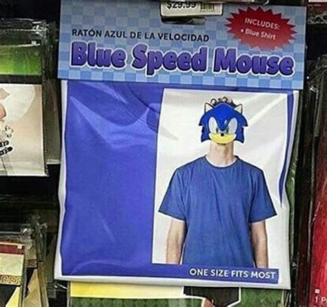 Blue speed mouse : r/Bootleg