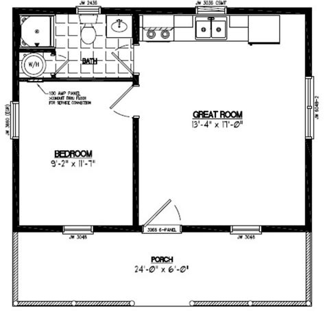 Famous Concept 24X24 Cabin Plans With Loft