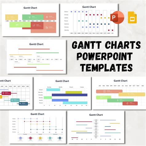 Gantt Charts Powerpoint Fully Editable Templates Gantt Charts ...