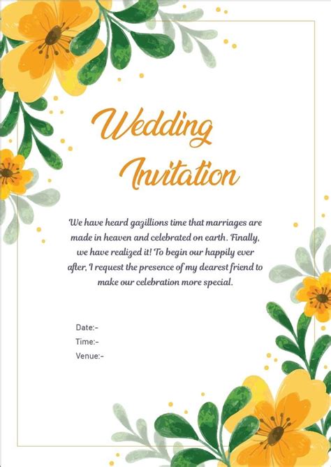 Check Out 40 Best Marriage Invitation Message from the Couple