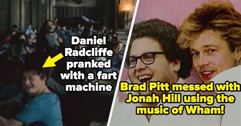 16 Pranks Actors Played On Their Co-Stars