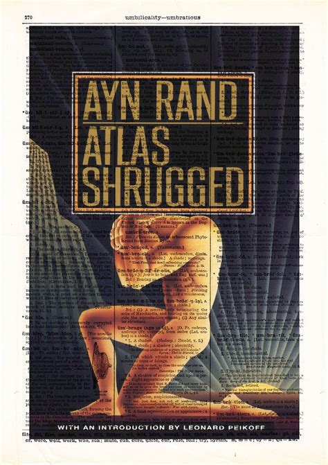 Atlas Shrugged by Ayn Rand. Book Cover Art Print - Etsy