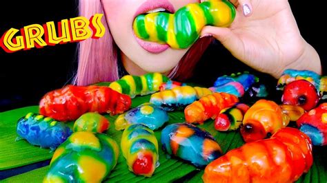 ASMR Luk Chup Grubs | Lion King | Soft Squishy Eating Sounds | Asmr, Lion king, Grubs