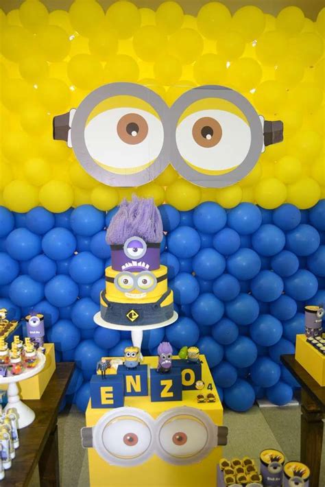 Despicable Me / Minions Birthday Party Ideas | Photo 3 of 7 | Minion birthday party, Minions ...