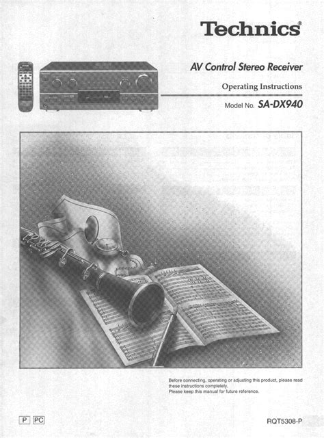 User manual Technics SA-DX940 (44 pages)