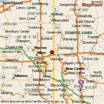 Masury, Ohio Area Map & More