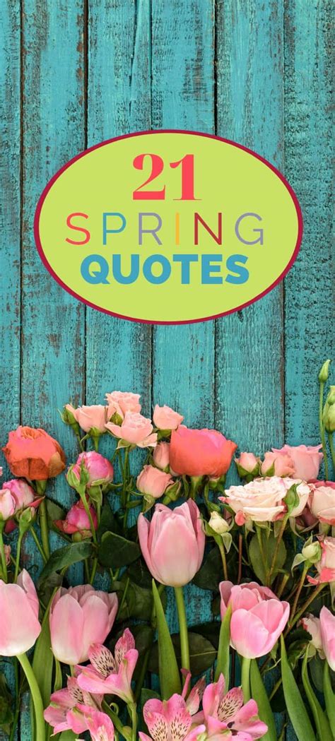 21 Amazing Spring Quotes