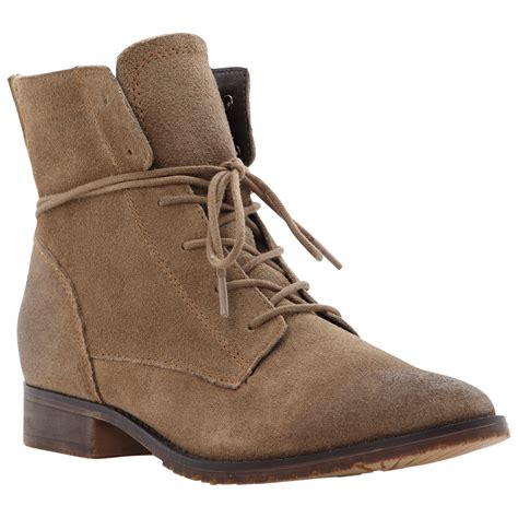 Steve Madden Rawling Suede Ankle Boots in Brown (Taupe) | Lyst