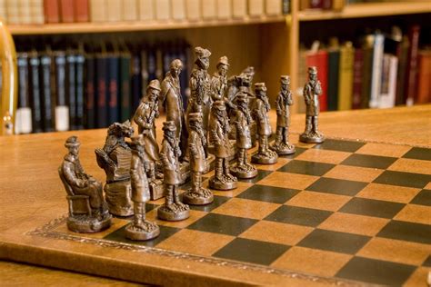 Sherlock Holmes chess set: black pieces | Detail of an item … | Flickr