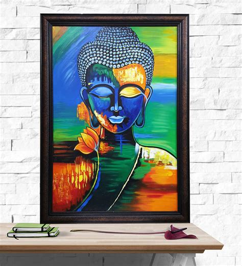 Buy Multicolour \The Most Beautiful\ Framed Original Handmade On Canvas Painting at 23% OFF by ...