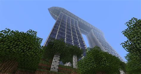 Minecraft Modern Buildings + Skyscrapers Part 1 Zeppelin Building - YouTube