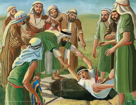 Week 6: Joseph thrown into pit | Bible pictures, Bible images, Bible illustrations