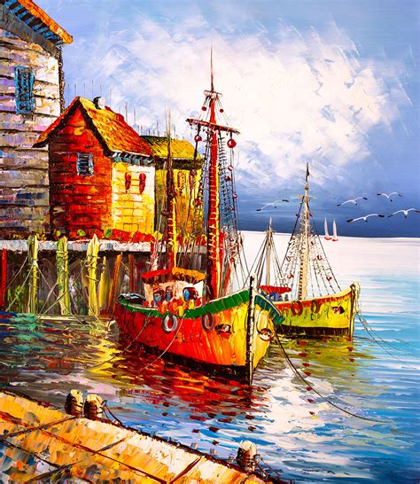 Boats at the Dock Jigsaw Puzzle