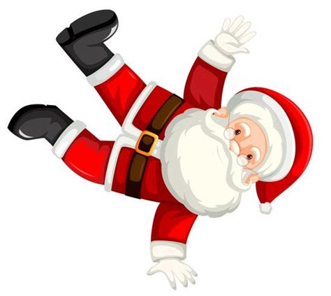 Break dancing santa clause 293682 Vector Art at Vecteezy