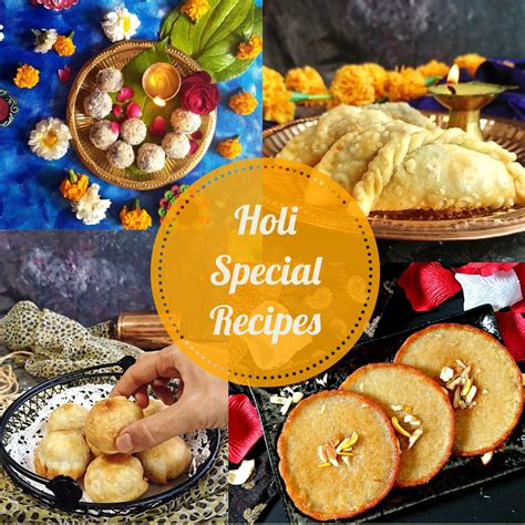 70+ Holi Special Recipes - Best Holi Recipes 2023 - Holi Sweets and Snacks Recipes - Vegetarian ...