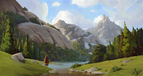 Fantasy Paintings, Fantasy Artwork, Fantasy Landscape, Landscape Art ...