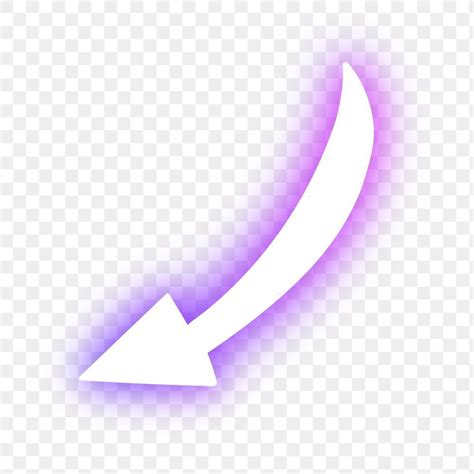 Curved Arrow, Arrows Graphic, Hand Drawn Arrows, Arrow Signs, Canal No Youtube, Neon Purple ...